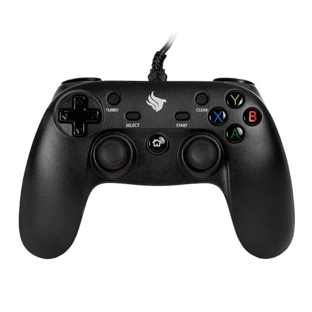 Controle Gamer Pichau GCX100 | PC/PS3/Android | Preto - Loja FH