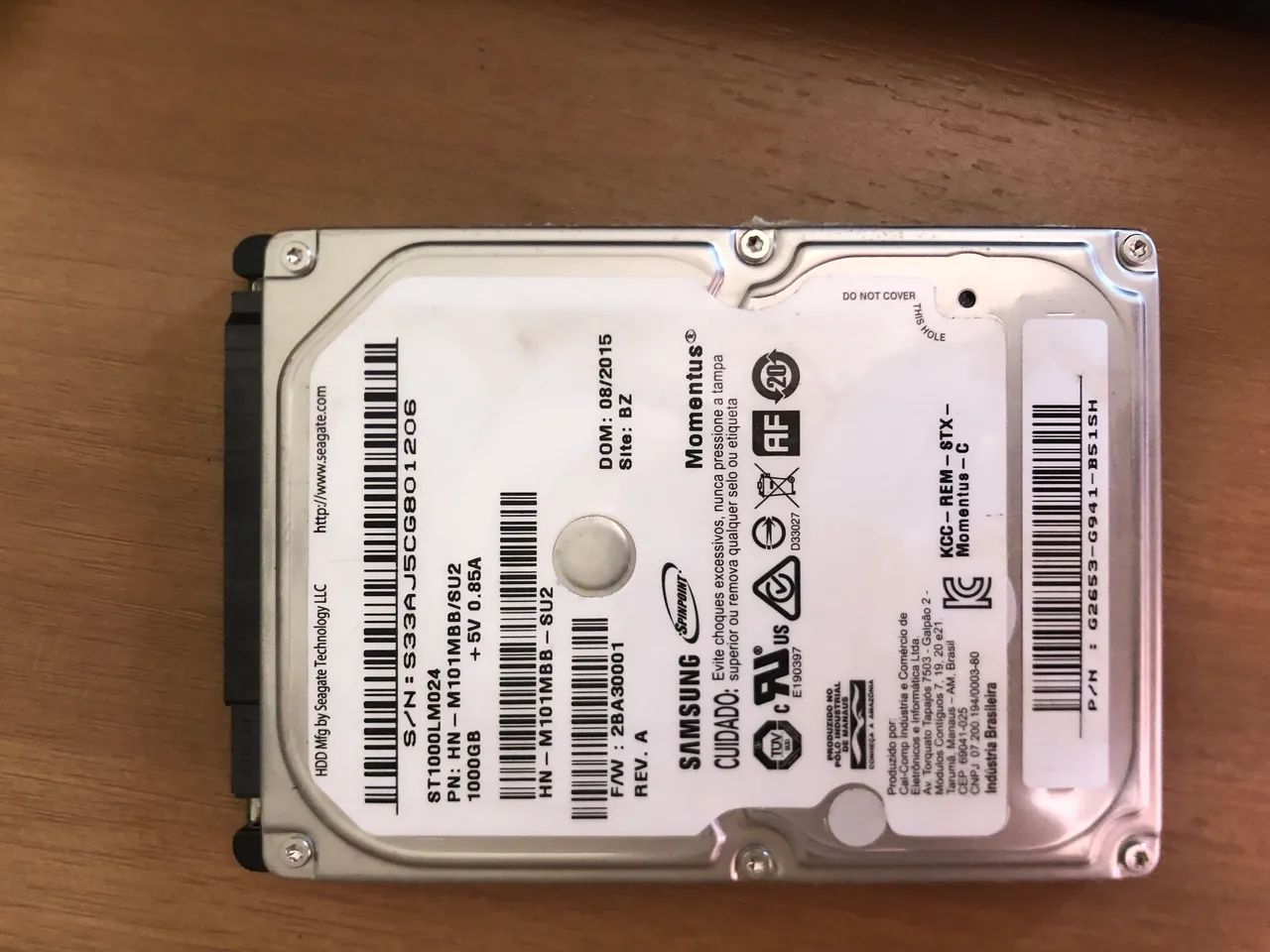 Vendo HD para notebook de 1 TERÁ 