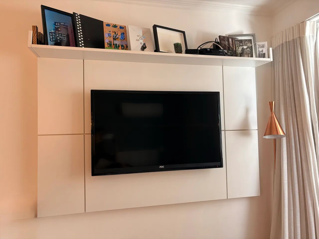 Painel tv branco  - Foto 2