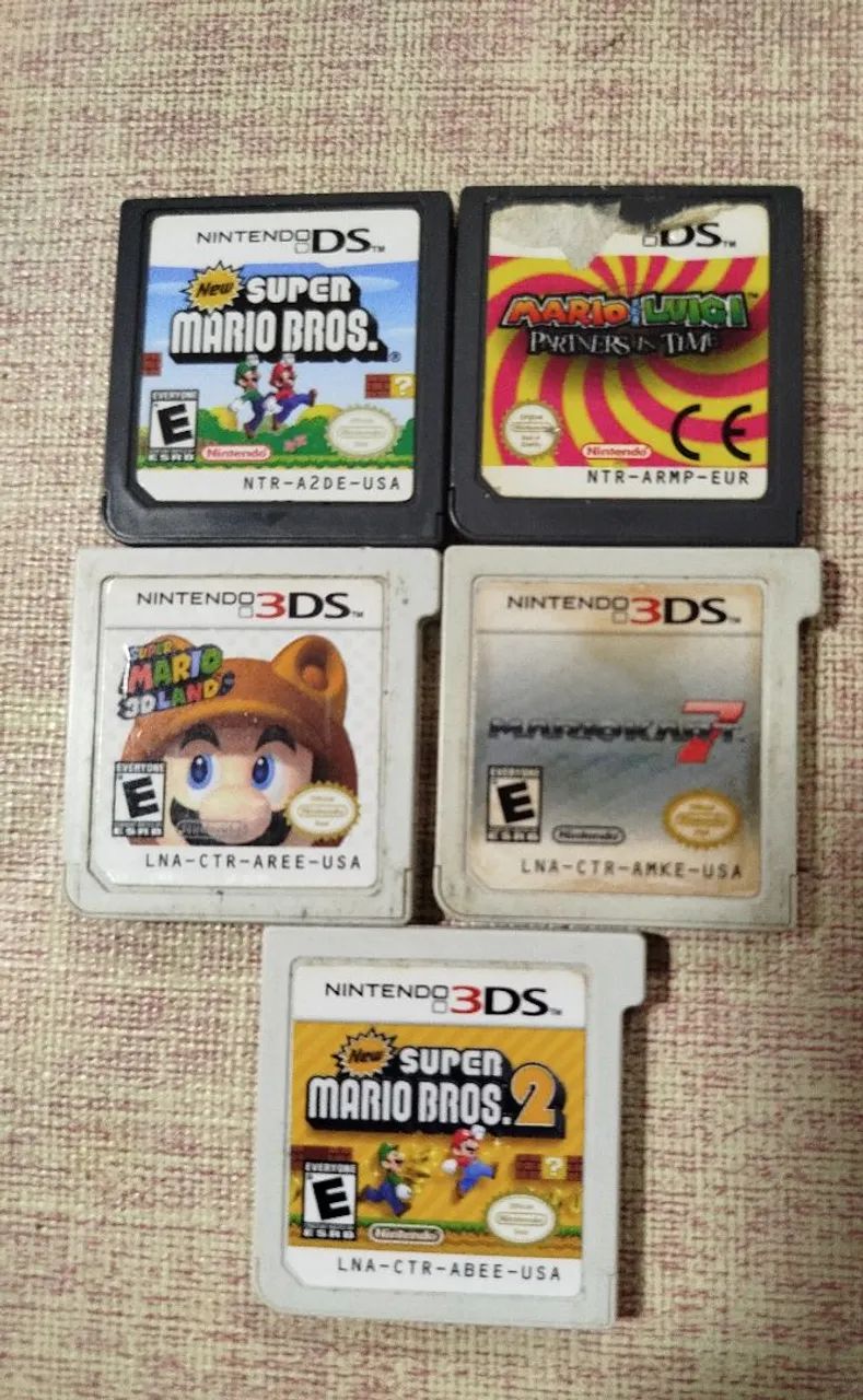 Jogos Mario Nintendo 3DS e ds