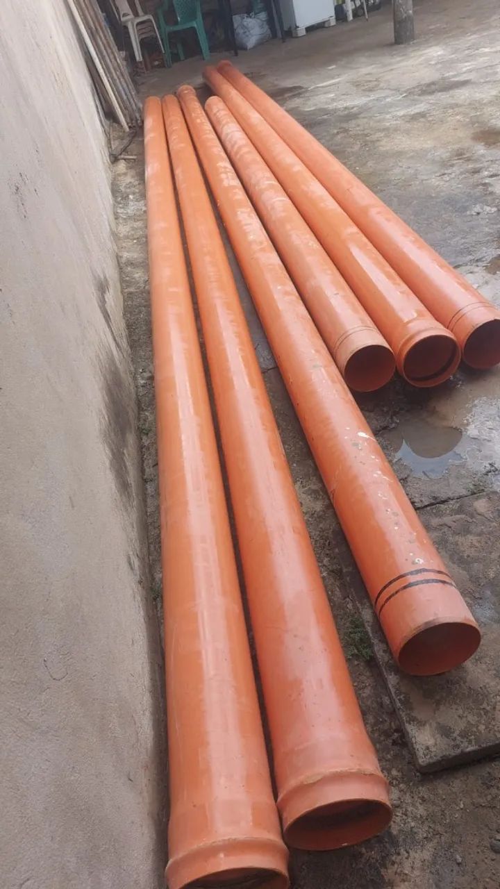 Tubo Ocre Coletor Pvc 150mm = 6 Polegadas (Valor de metro linear) - Foto 4