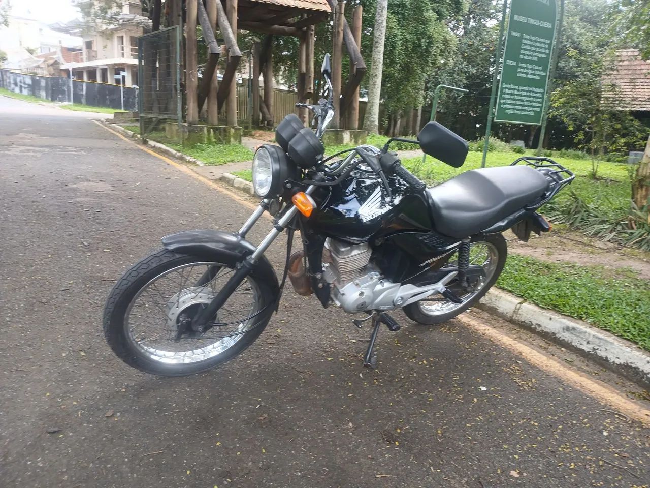 Honda cg 2010 partida elétrica passo no cartão até 24x 
