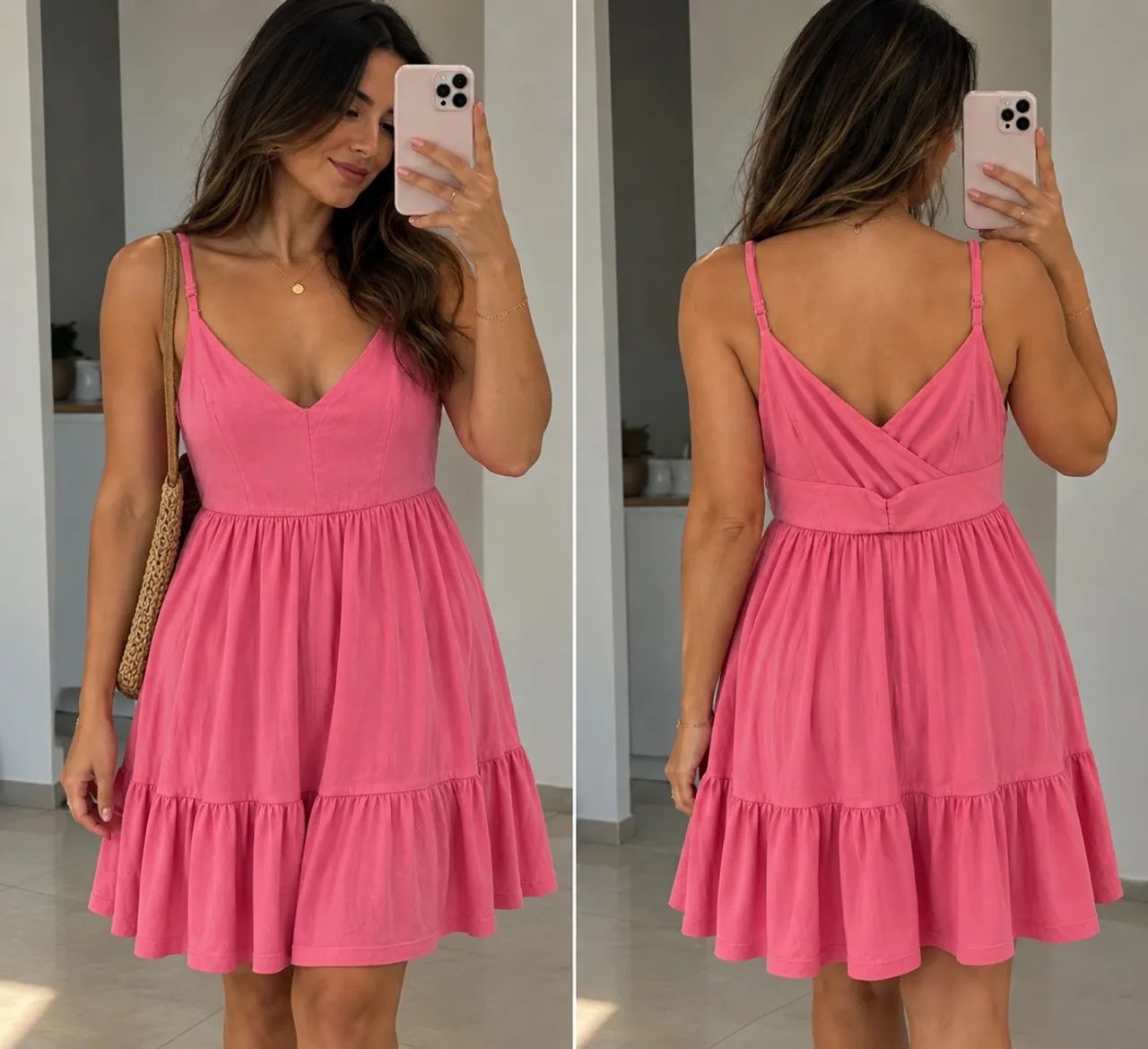 Vestido rosa Barbie 