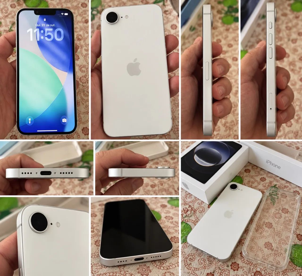 IPHONE 16e BRANCO - SEM DETALHE 