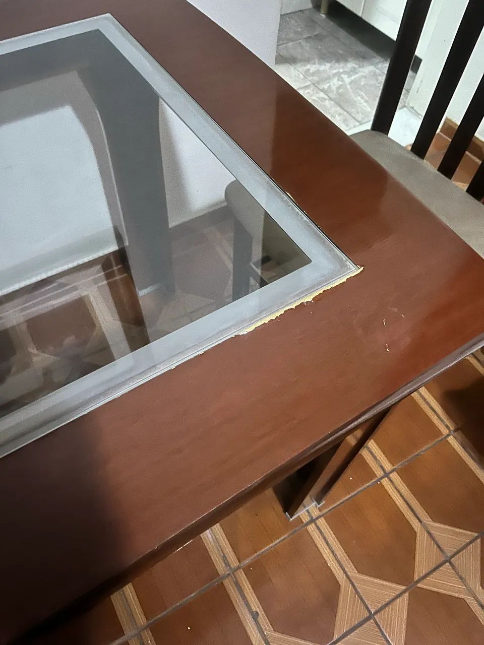 Mesa Jantar + 3 cadeiras Desapego - Foto 3