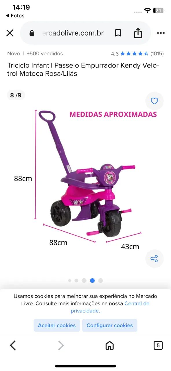 Triciclo infantil  - Foto 4