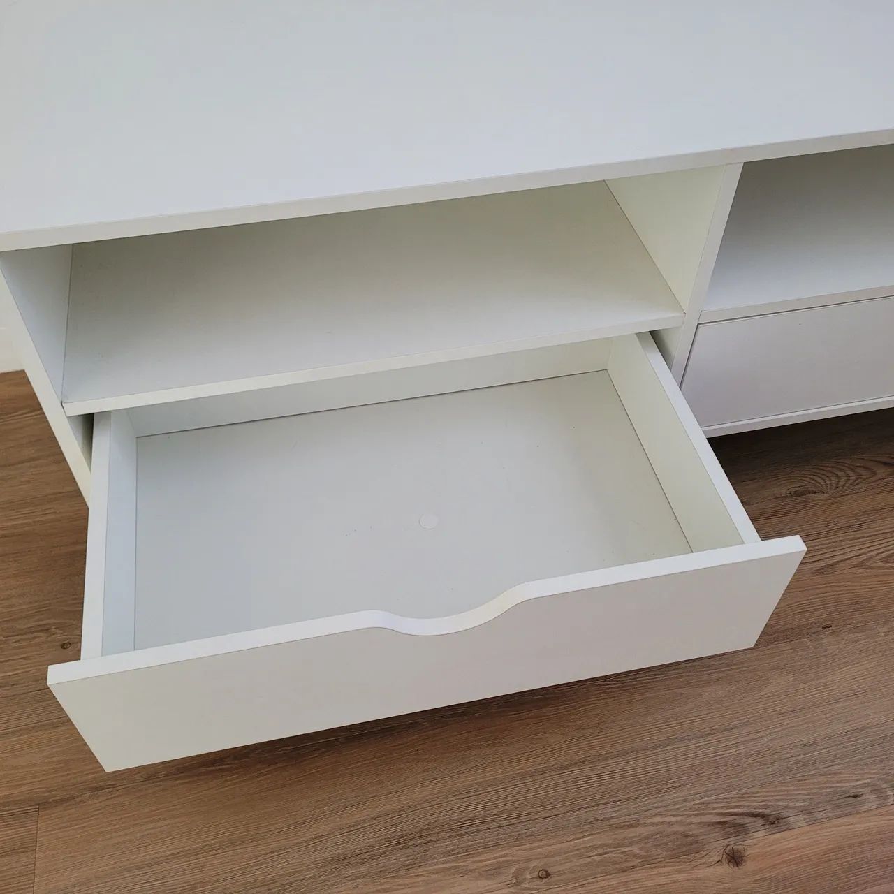 Rack Tok Stok 2 gavetas branco Lin - Foto 2