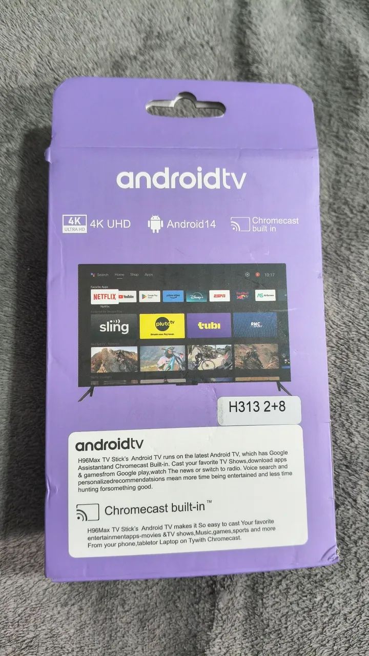H96 MAX 8gb Smart Tv com Android - Foto 2