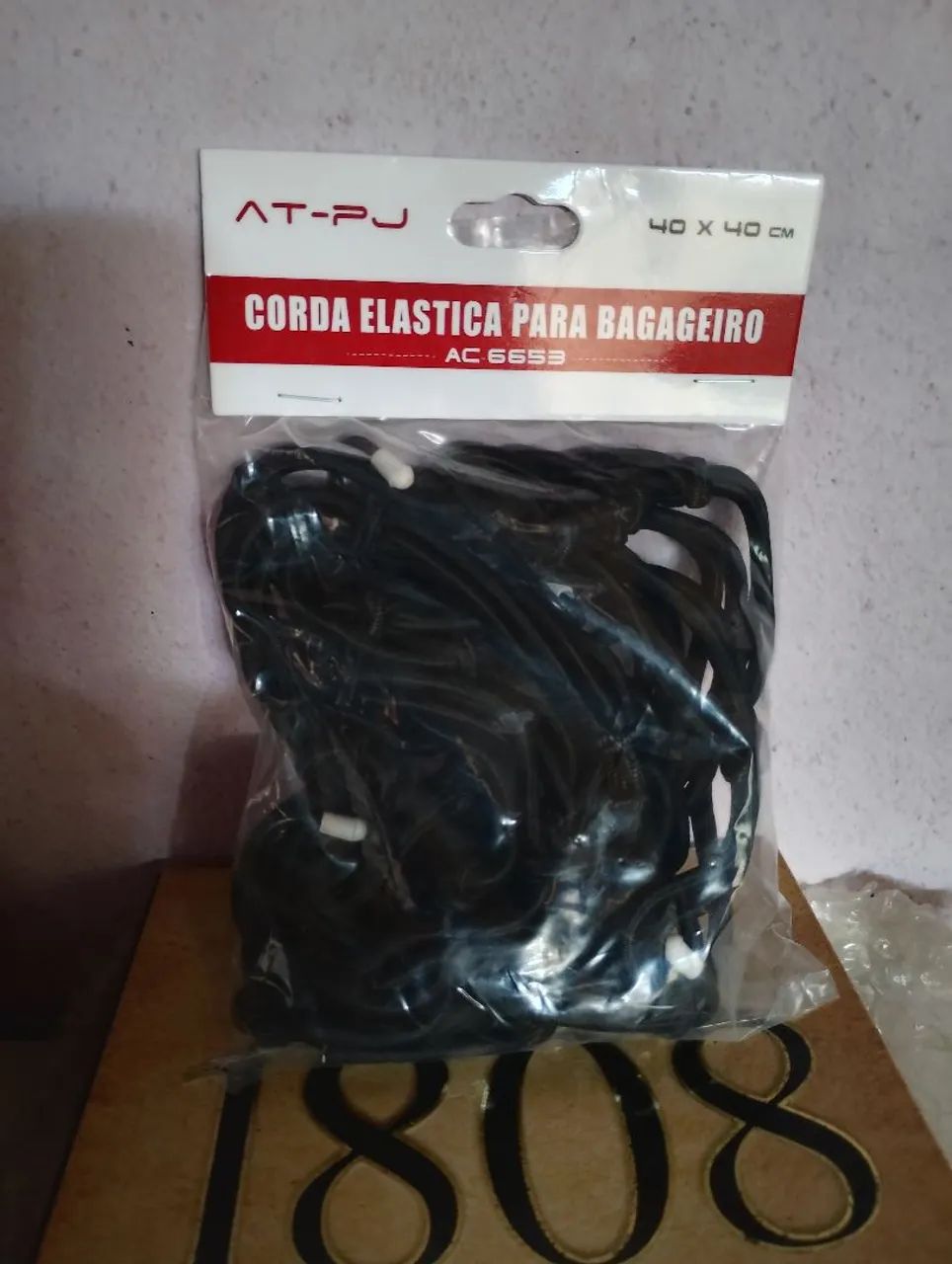 Corda Elástica para Bagageiro - 40x40 cm - Foto 3