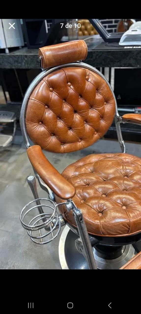 Cadeira de barbeiro ferrante
