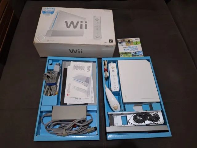 Nintendo wii completo na caixa todo original muito bem conservado