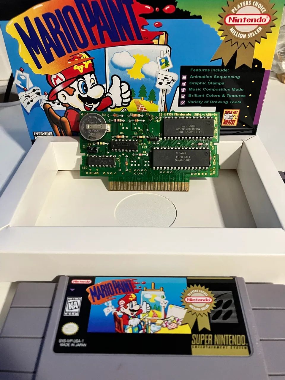 Super Mário Paint - Original Nintendo - Foto 2