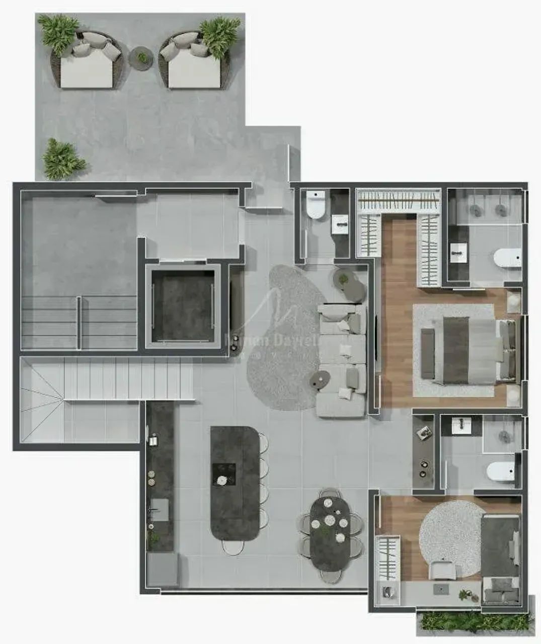 Cobertura Duplex 2 quartos (2 suítes) Bairro Santo Antônio - Foto 2