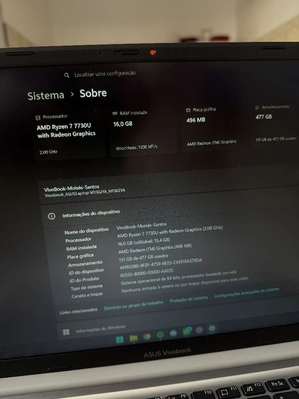 VENDO NOTEBOOK ASUS VIVOBOOK - Foto 2