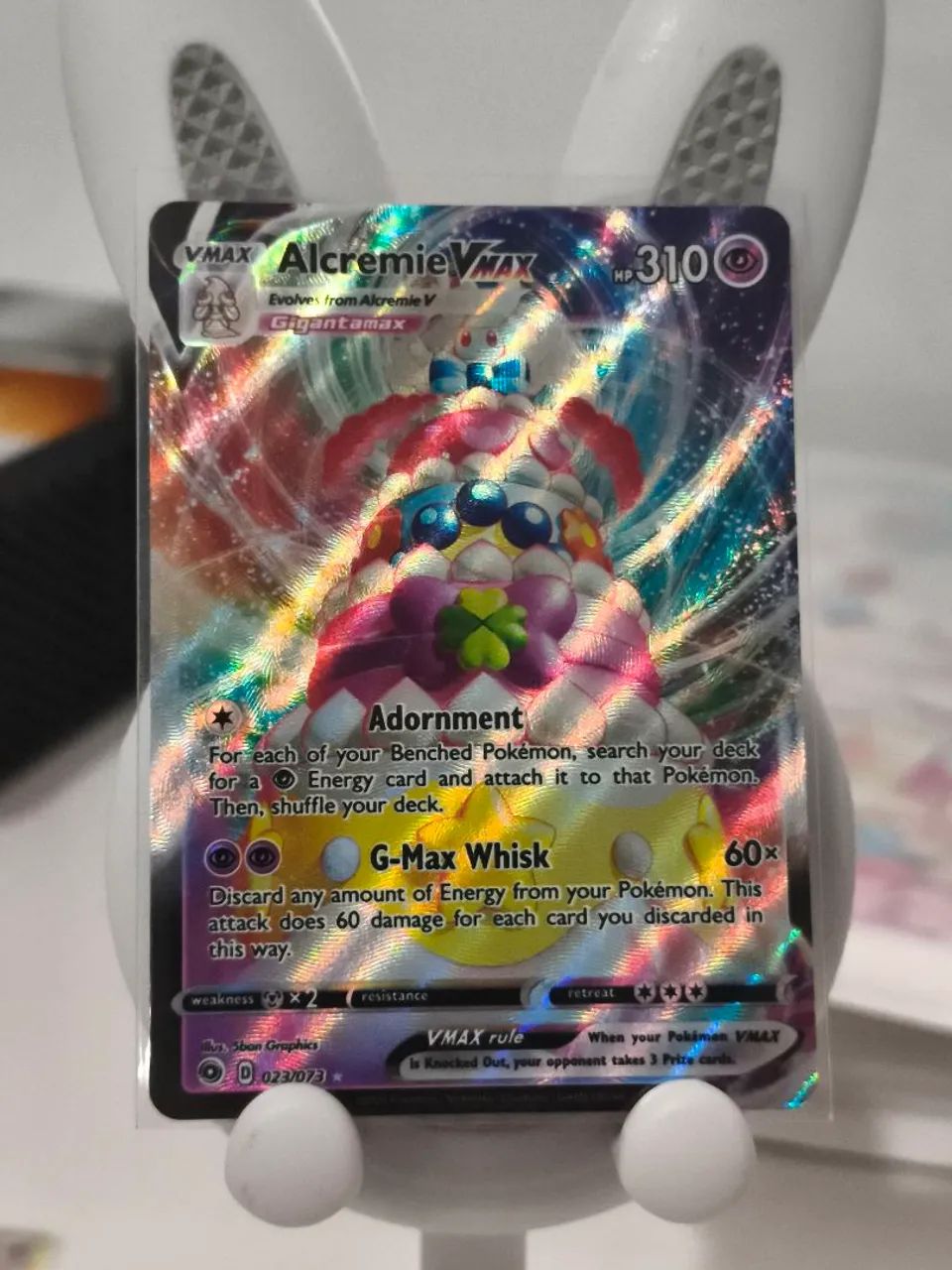 CARTA POKÉMON ALCREMIE VMAX