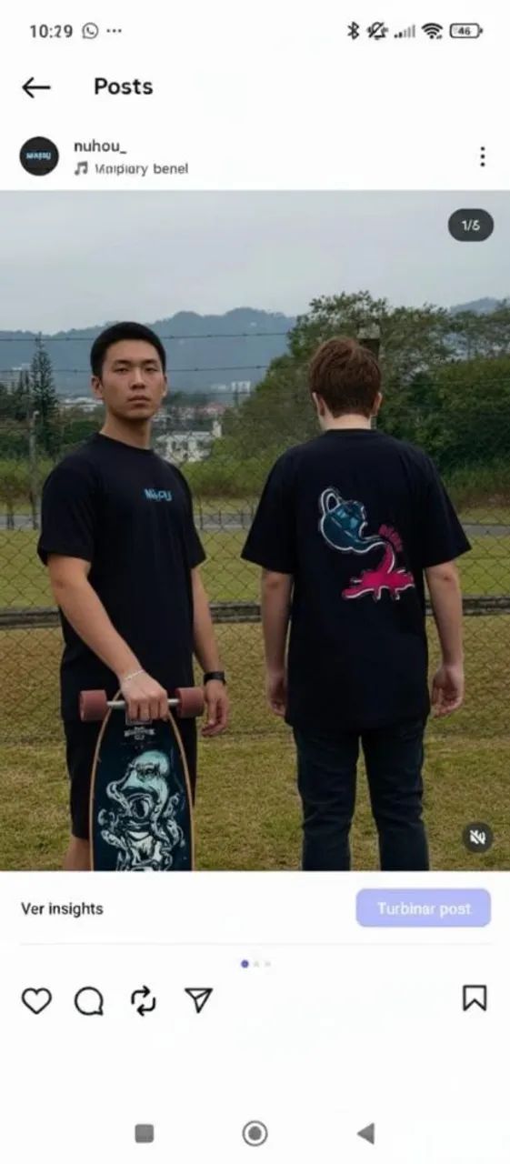 Camiseta Preta Chaleira 