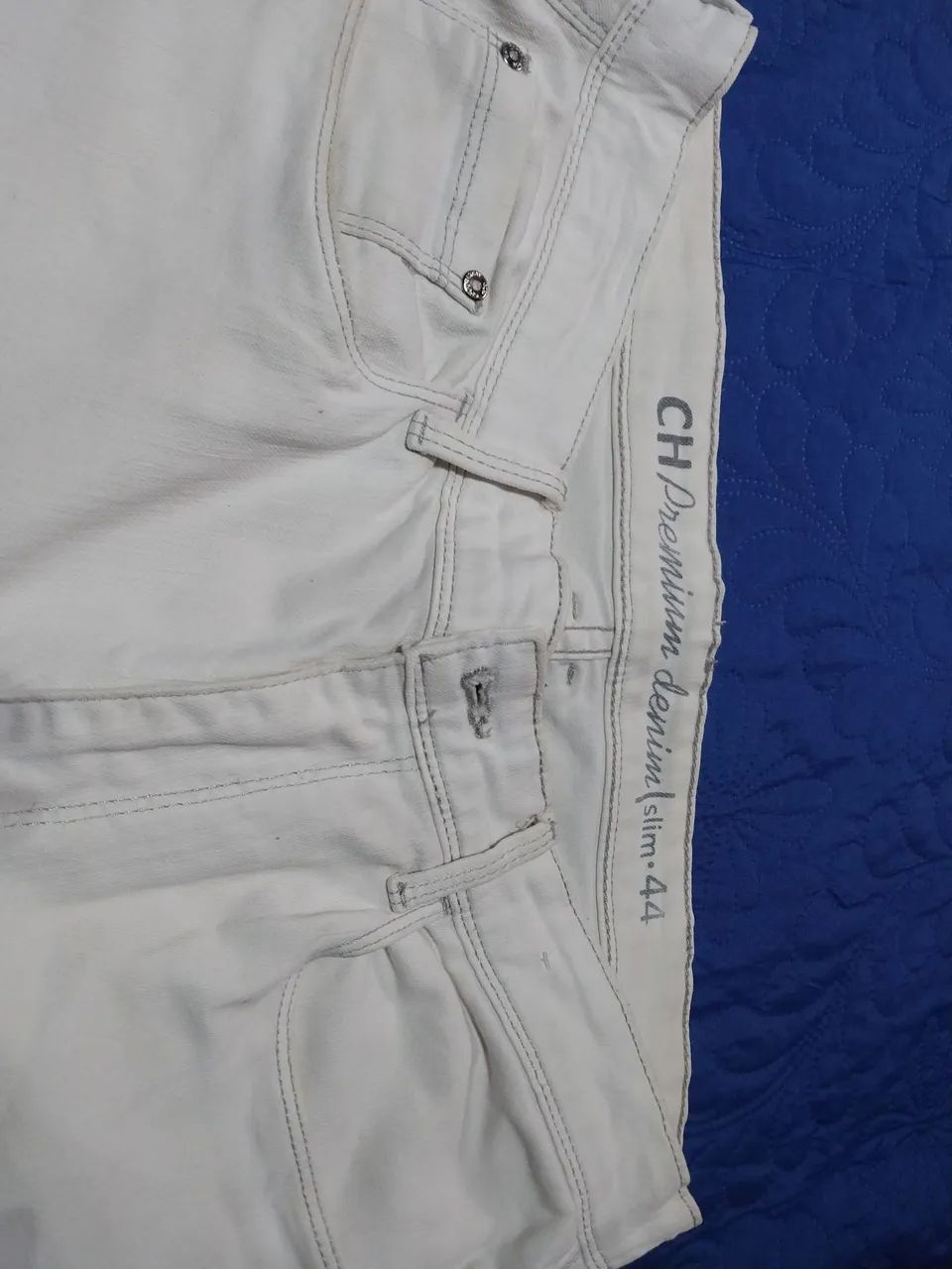 Calça jeans branca - Foto 2