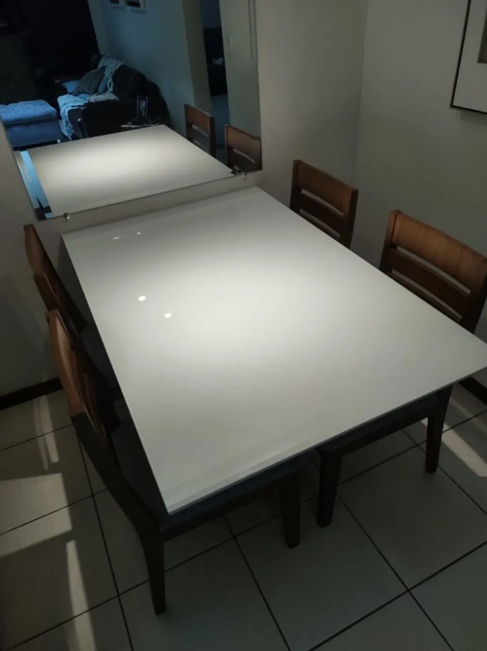 Conjunto mesa de jantar retangular - Foto 2