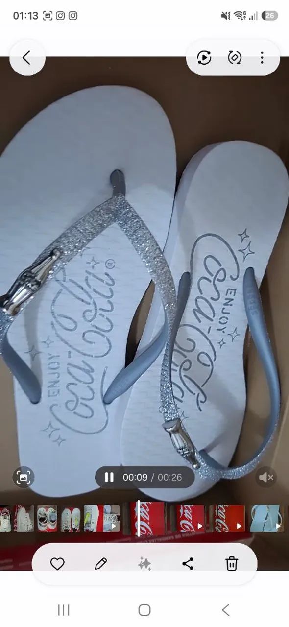 Chinelo da Coca cola - Foto 5