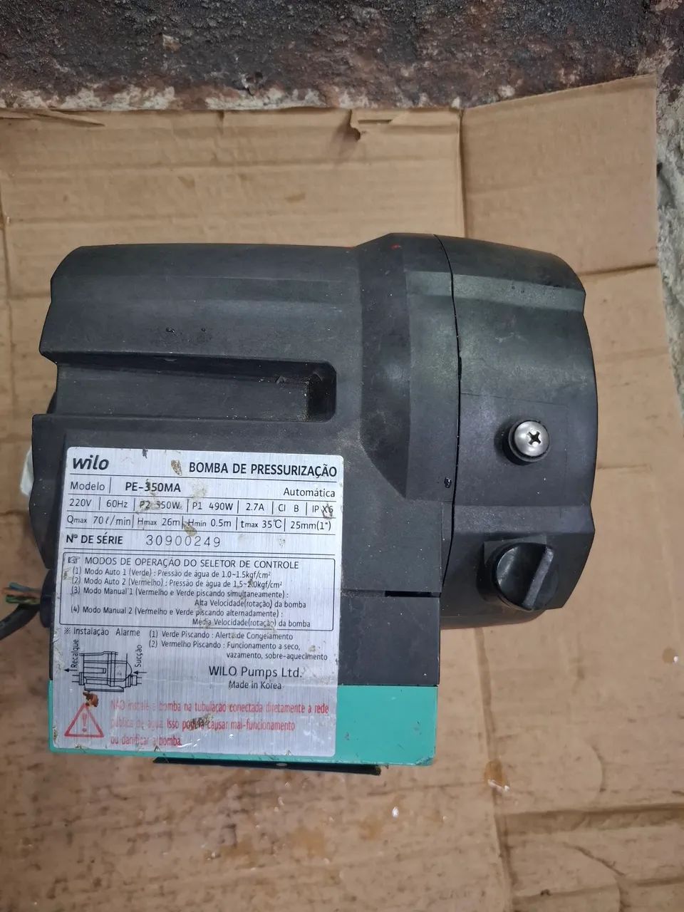 BOMBA DE PRESSURIZAÇÃO  - Foto 2