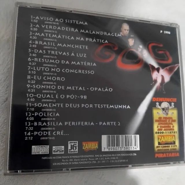  Raro do Rap  Cd GOG Das trevas a luz 1a prenssagem estado de zero c encarte - Foto 5