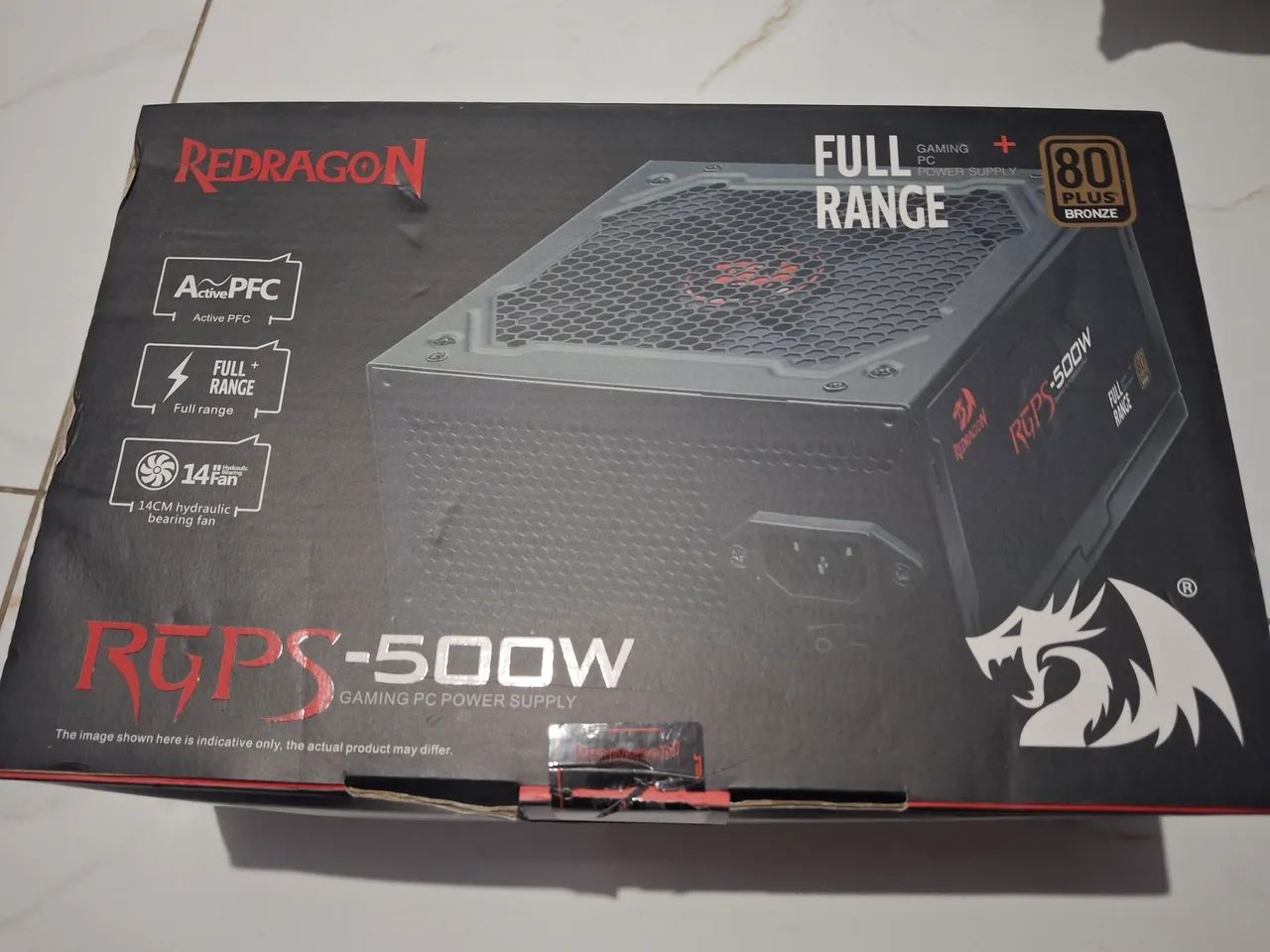 Fonte Redragon 500W 80 plus bronze  - Foto 2