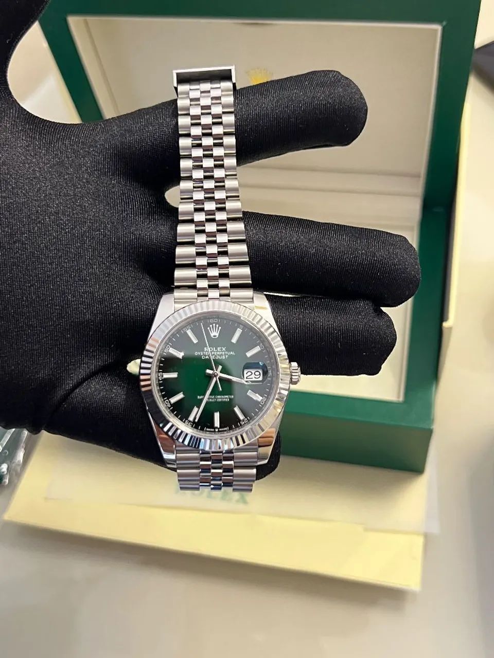 Rolex Datejust verde Ombré 2026 SUPER CLONE VSF - Foto 3