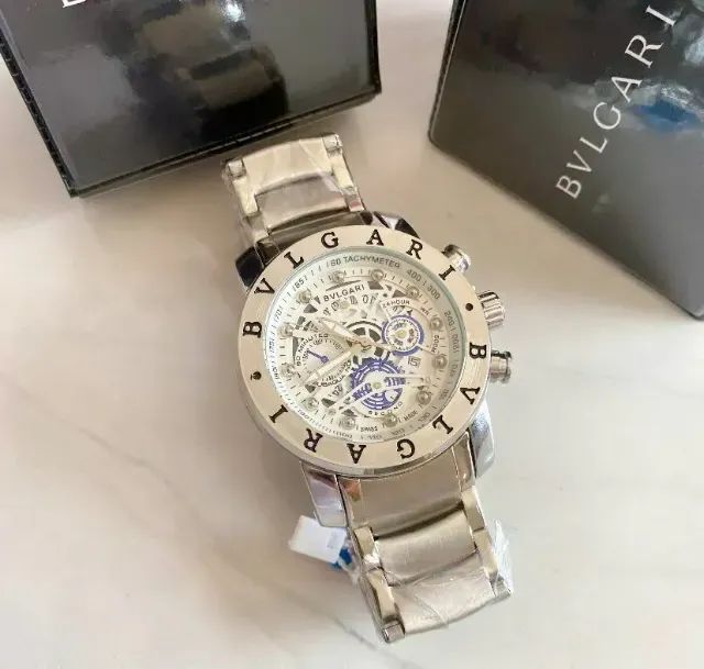 Relogio bvlgari esqueleto  - Foto 5