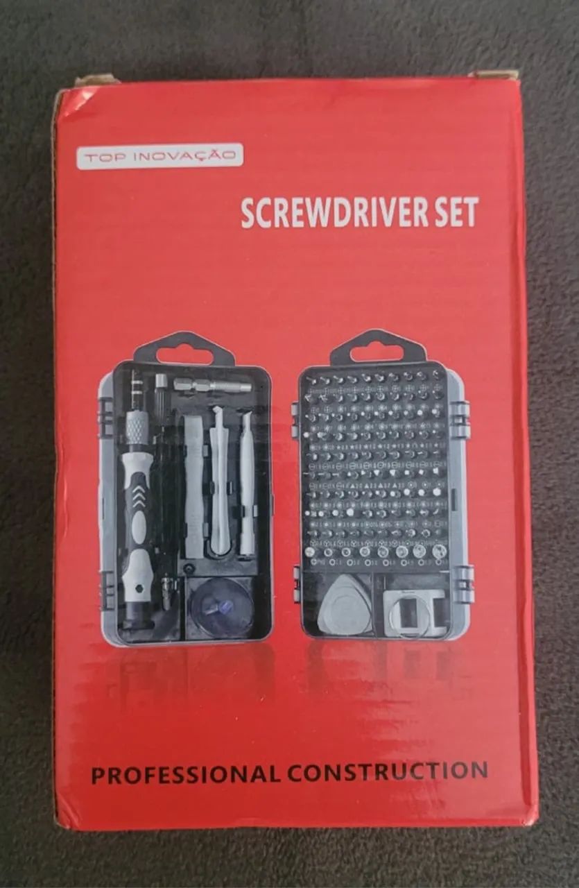 Kit Ferramentas 115 Peças Jogo Mini Chaves Precisão Multiuso Celular Notebook Tablet