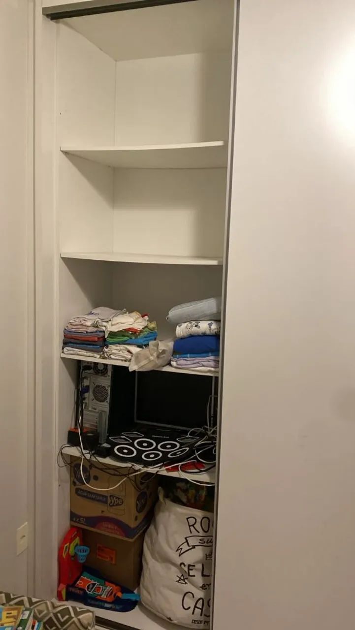 Guarda roupa MDF branco  - Foto 2