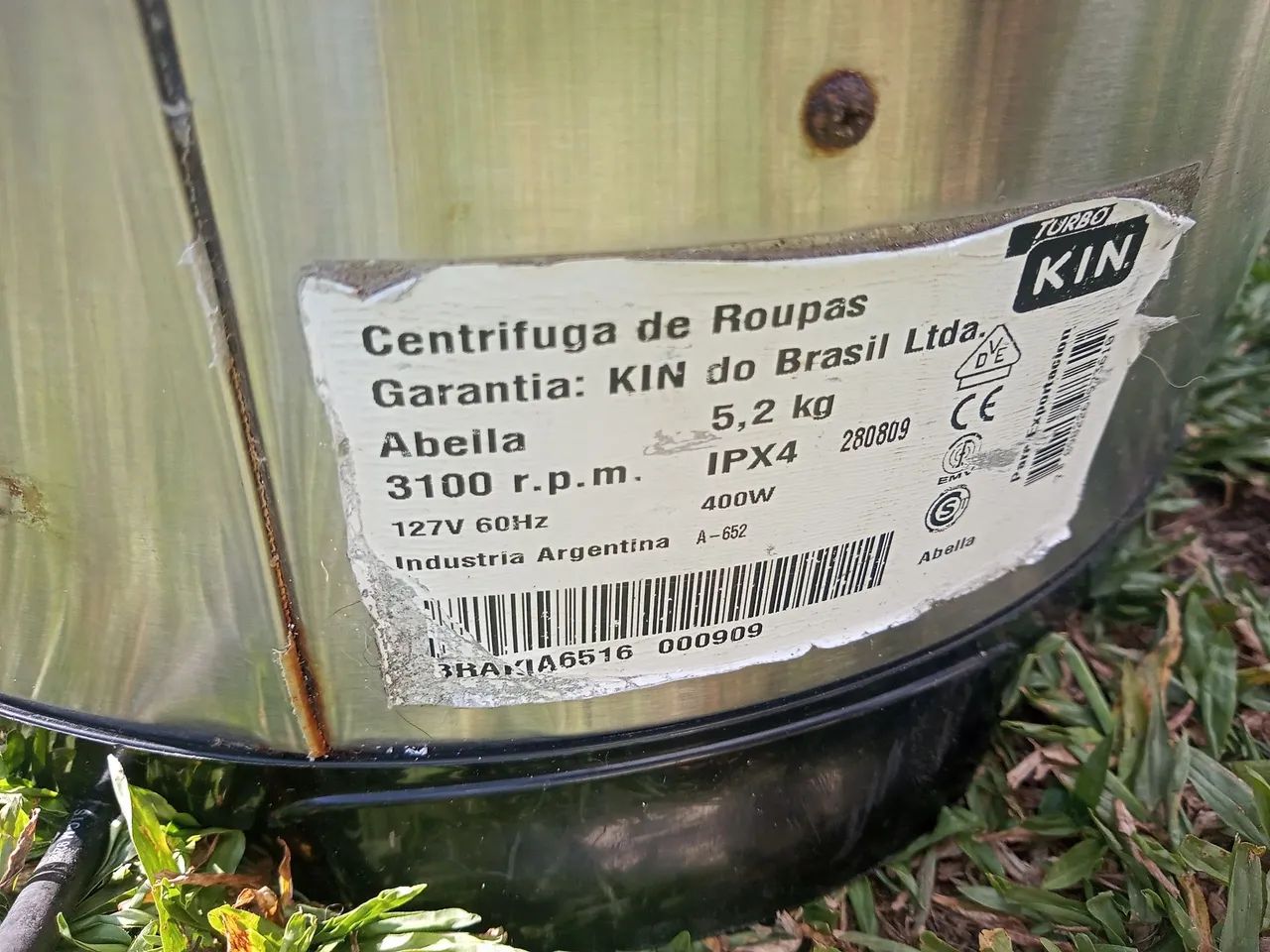 Centrifuga Roupas Inox  - Foto 4