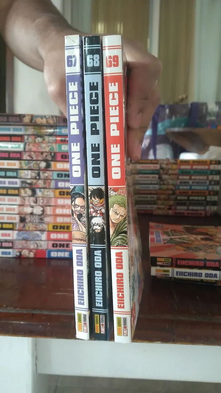 One Piece Conjunto de Mangás em Perfeito Estado - Foto 3