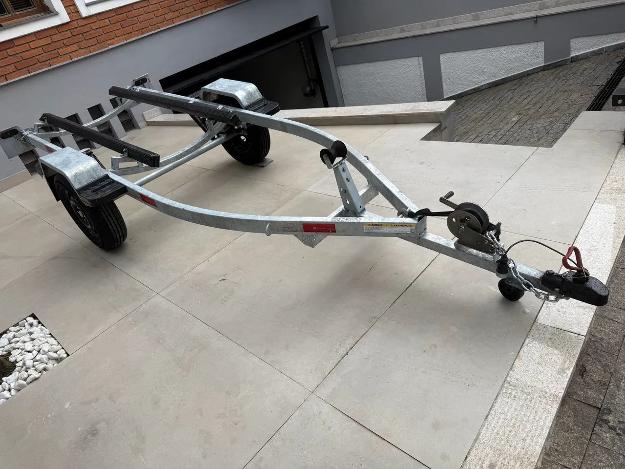 Carreta Free Hobby galvanizada usada com documento  - Foto 7