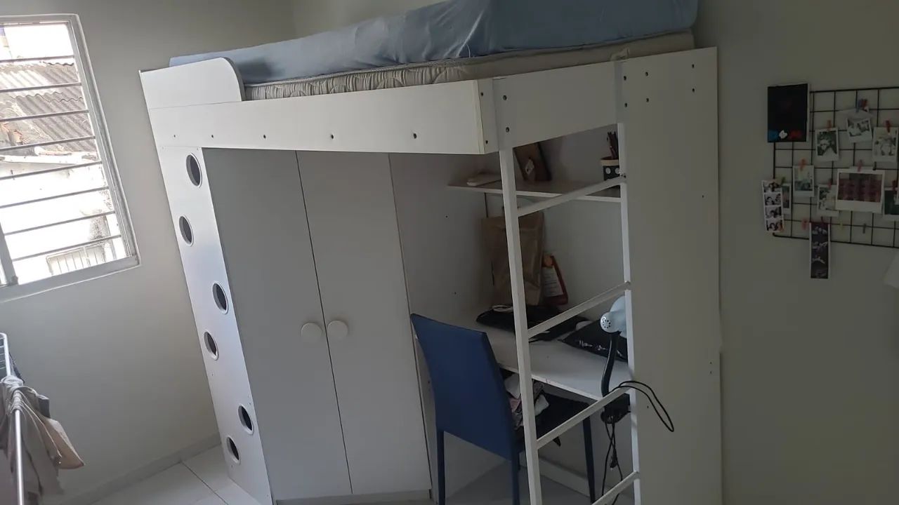 Cama multifuncional (cama, guarda roupa e escrivaninha) 65060626588290122