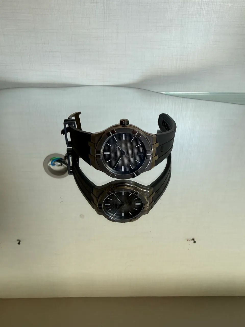 Maurice Lacroix Automatic 42mm Gunmetal Pvd Limited Edition Aikon Com caixa e documentos - Foto 3