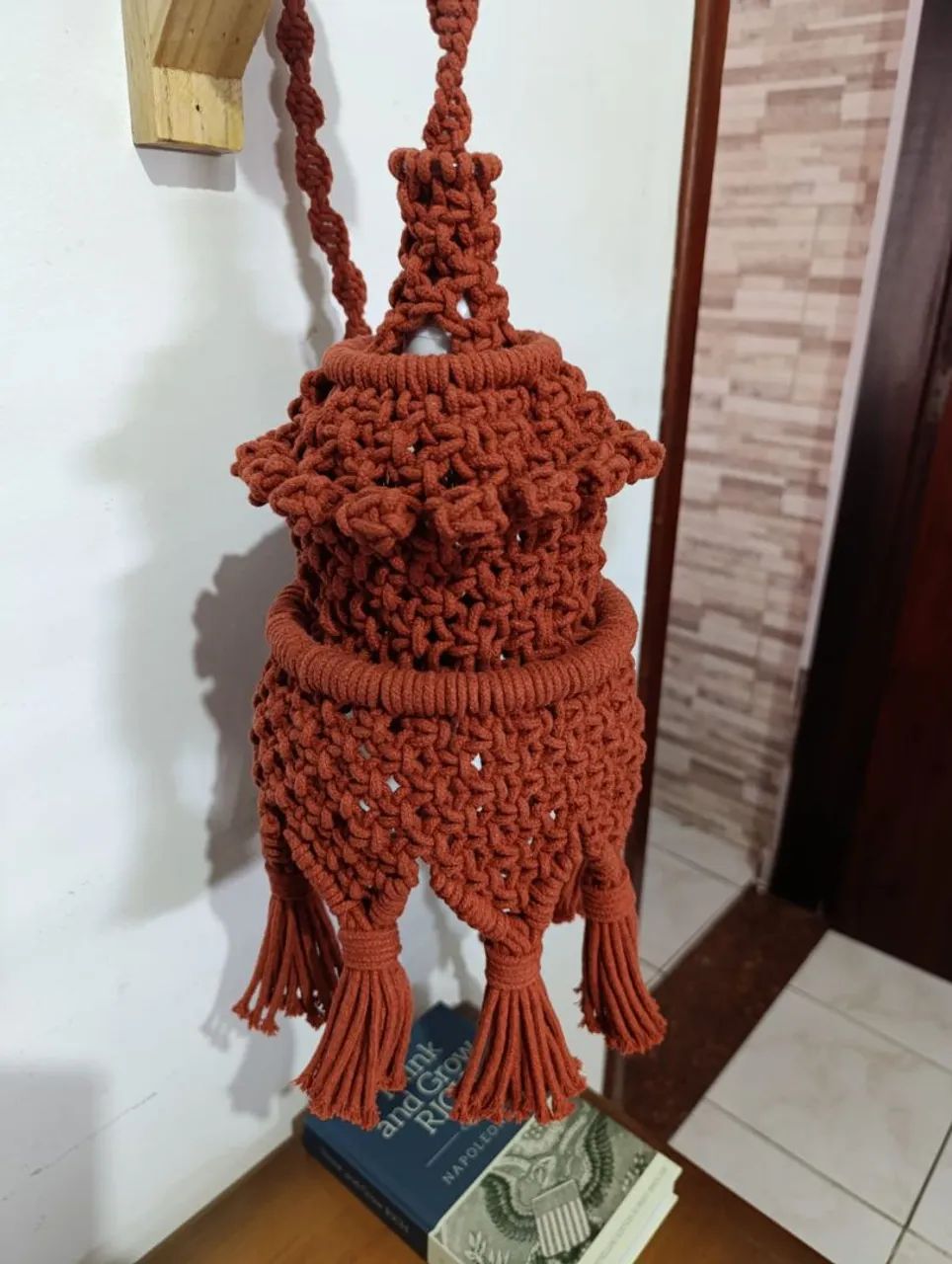 Luminária em Macramé  - Foto 4