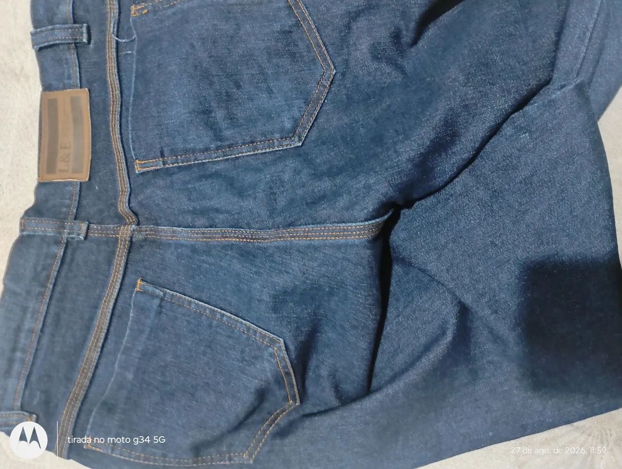 Calça jeans masculina semi nova  - Foto 2