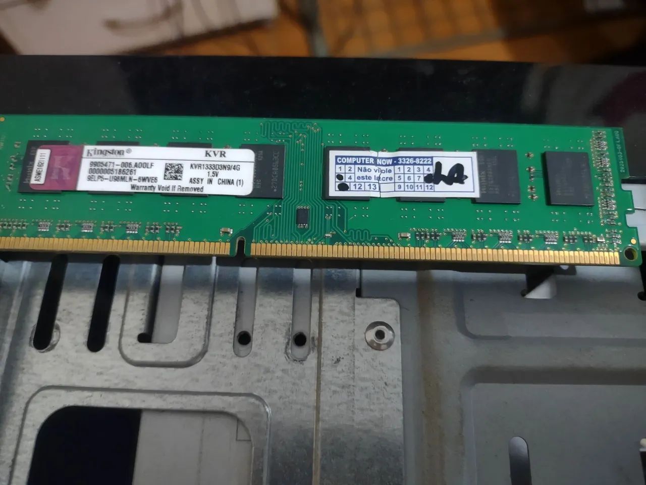 Memória DDR3 4gb e 2gb