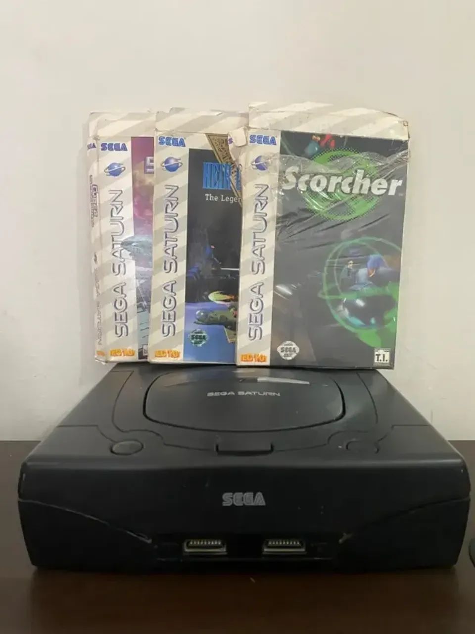 Console Sega Saturn Com Tres Jogos (Usado) - Foto 2