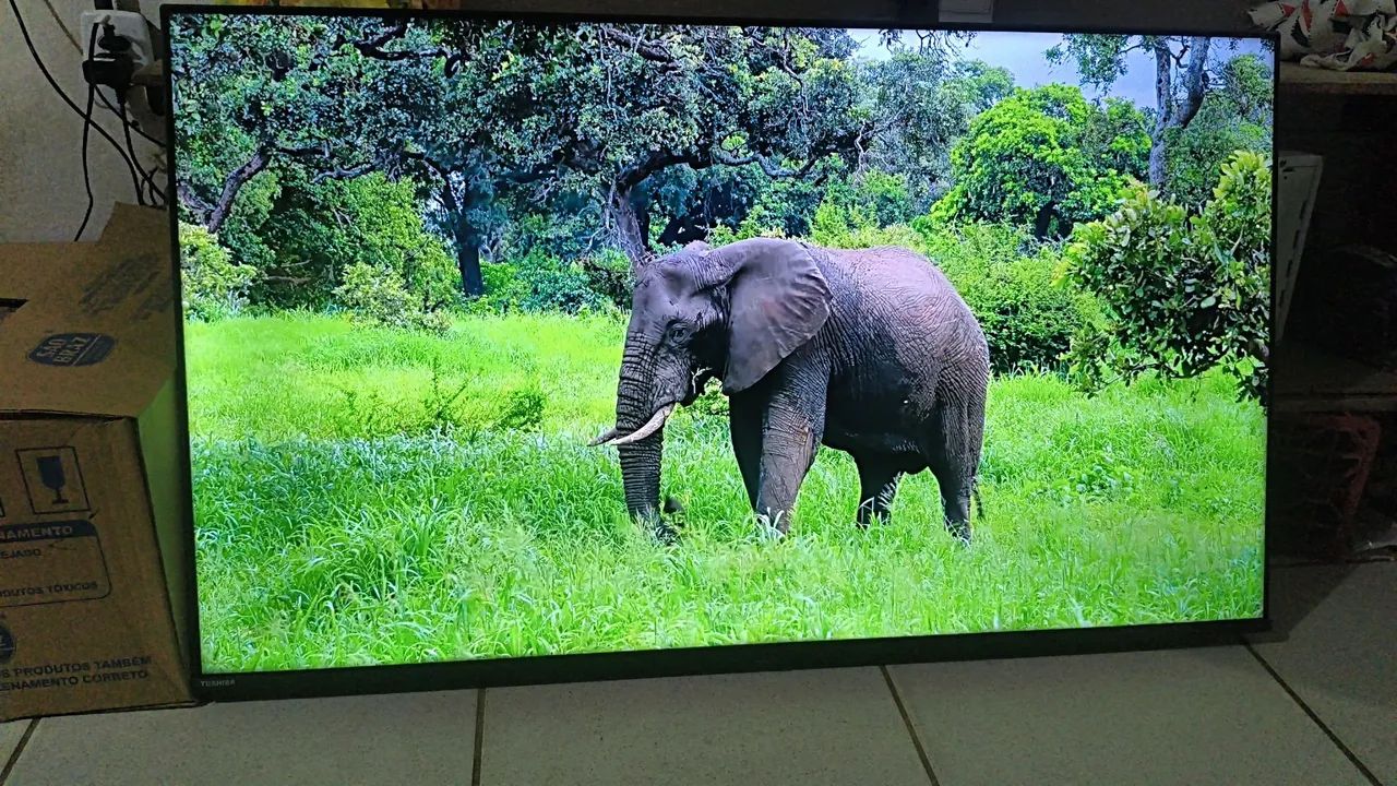 Tv Smart Toshiba 55 Polegadas 4k Ultra HD Completa Top de Verdade! - Foto 4