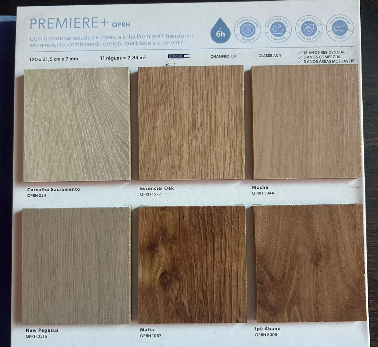 Piso Laminado Resistente a Água e a Risco Quickstep - Foto 4