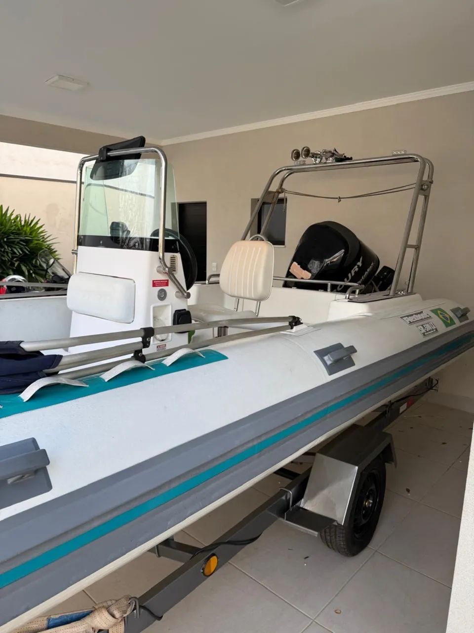 Bote Flexboat SR 500 LX G ll Branco - Foto 5