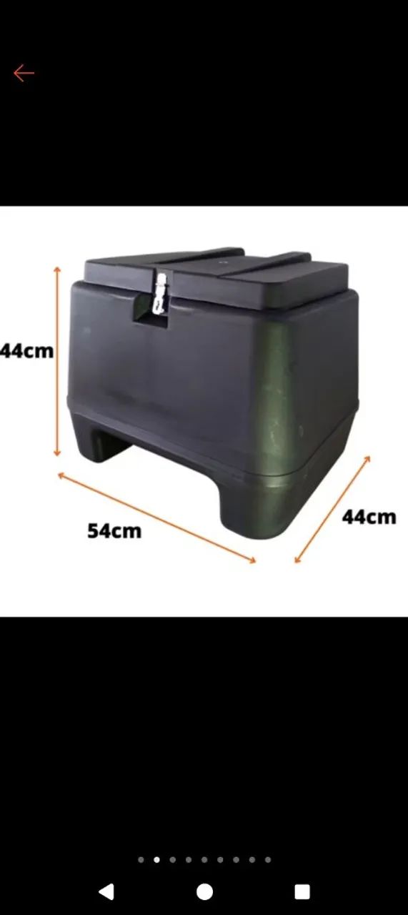 Baú 80L + suporte com alongador - Foto 2