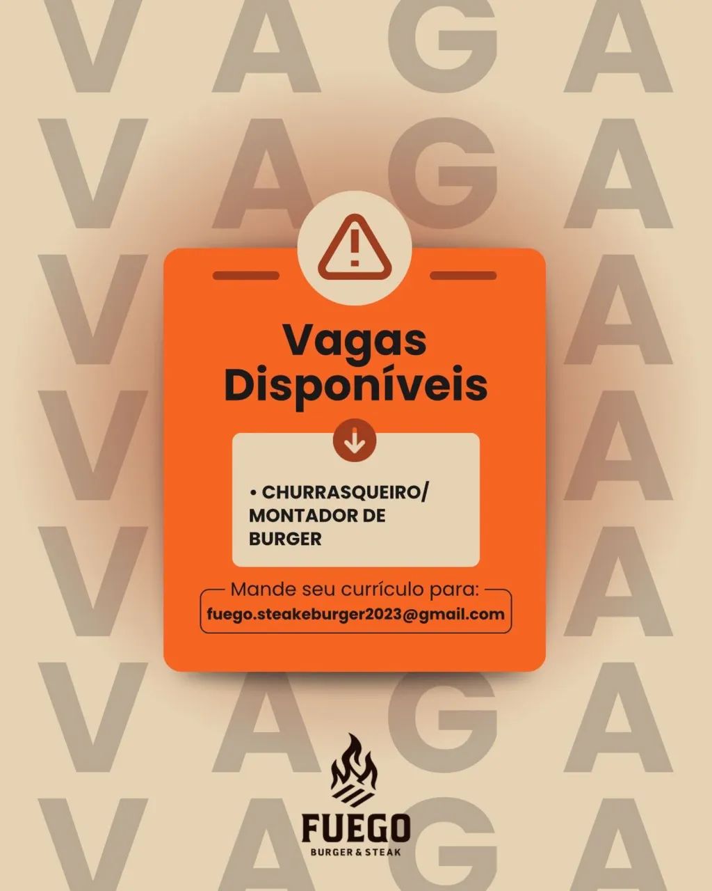 VAGA DE EMPREGO 
