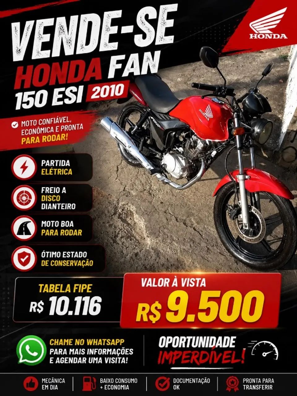 Fan 150 esi 2010 
