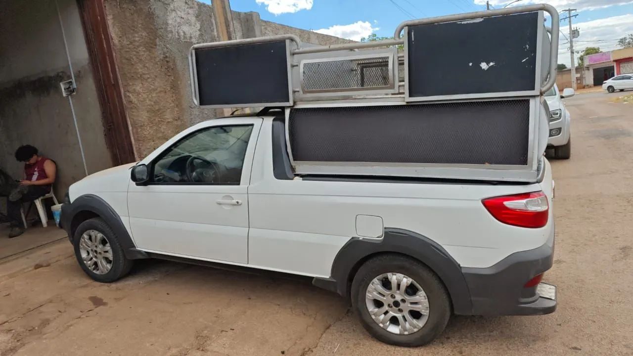 Fiat Strada Working Hard 1.4 Fire Flex 8V CS 2017 - Foto 3