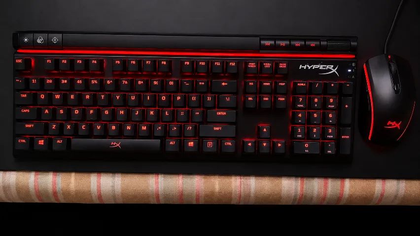 Teclado Gamer Mecânico Hyper X Alloy + Mouse