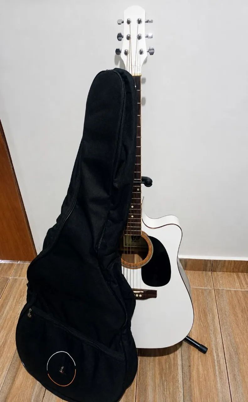 Violão Wolf branco - Foto 2
