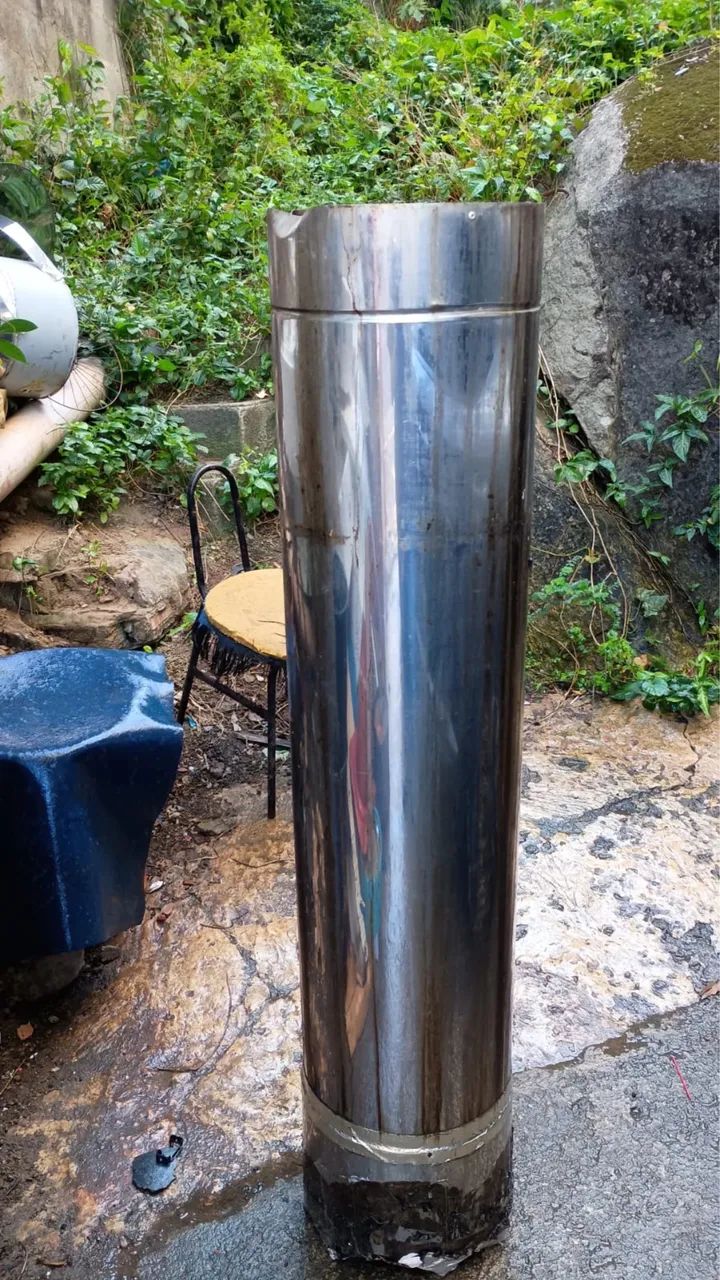 Coifa Industrial em Aço Inox Usada com Duto 100x90 - Foto 5
