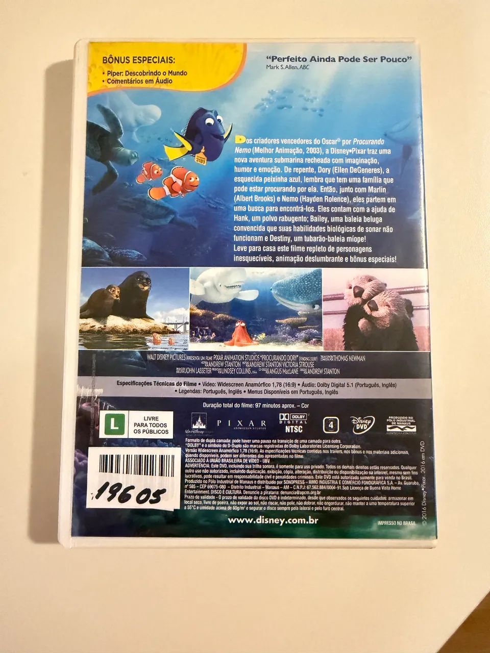 DVD Procurando Dory - Foto 2